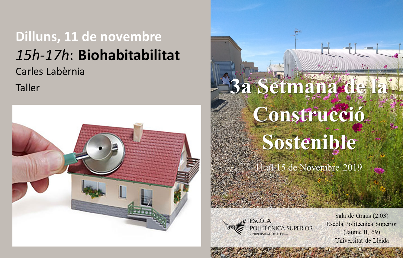 3a setmana construcció sostenible - biohabitabilitat