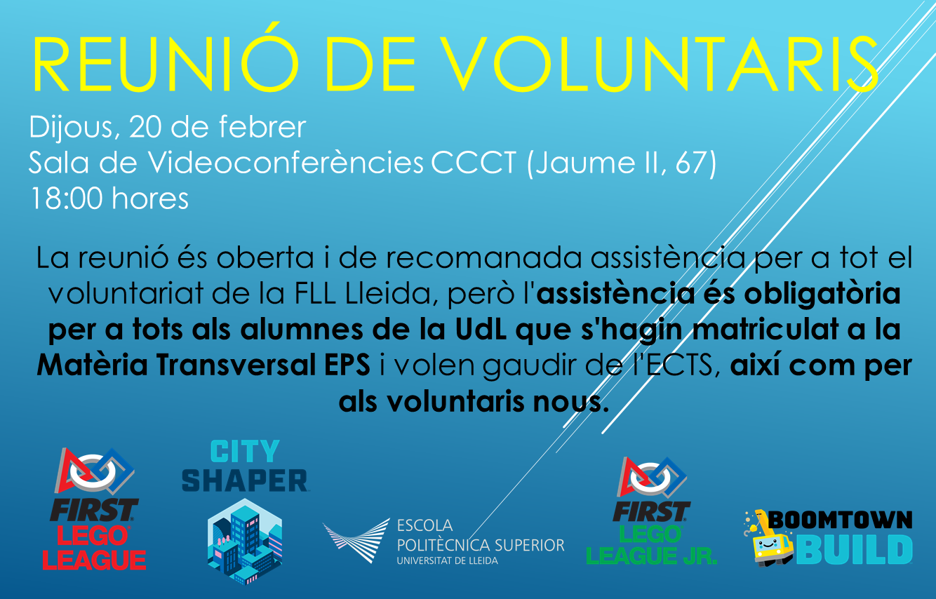 voluntaris FLL Lleida i Igualada2
