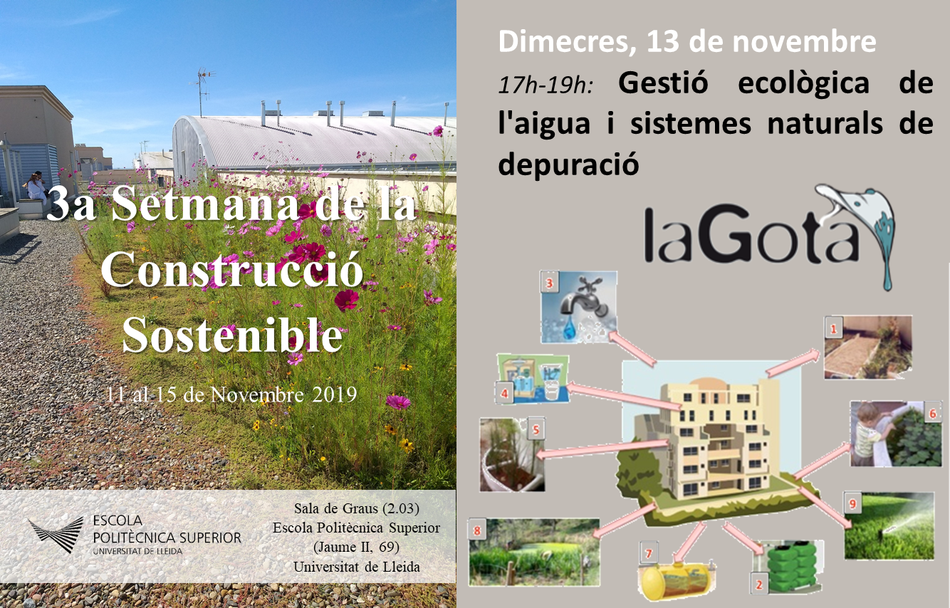 3a setmana construcció sostenible - Gestio aigua