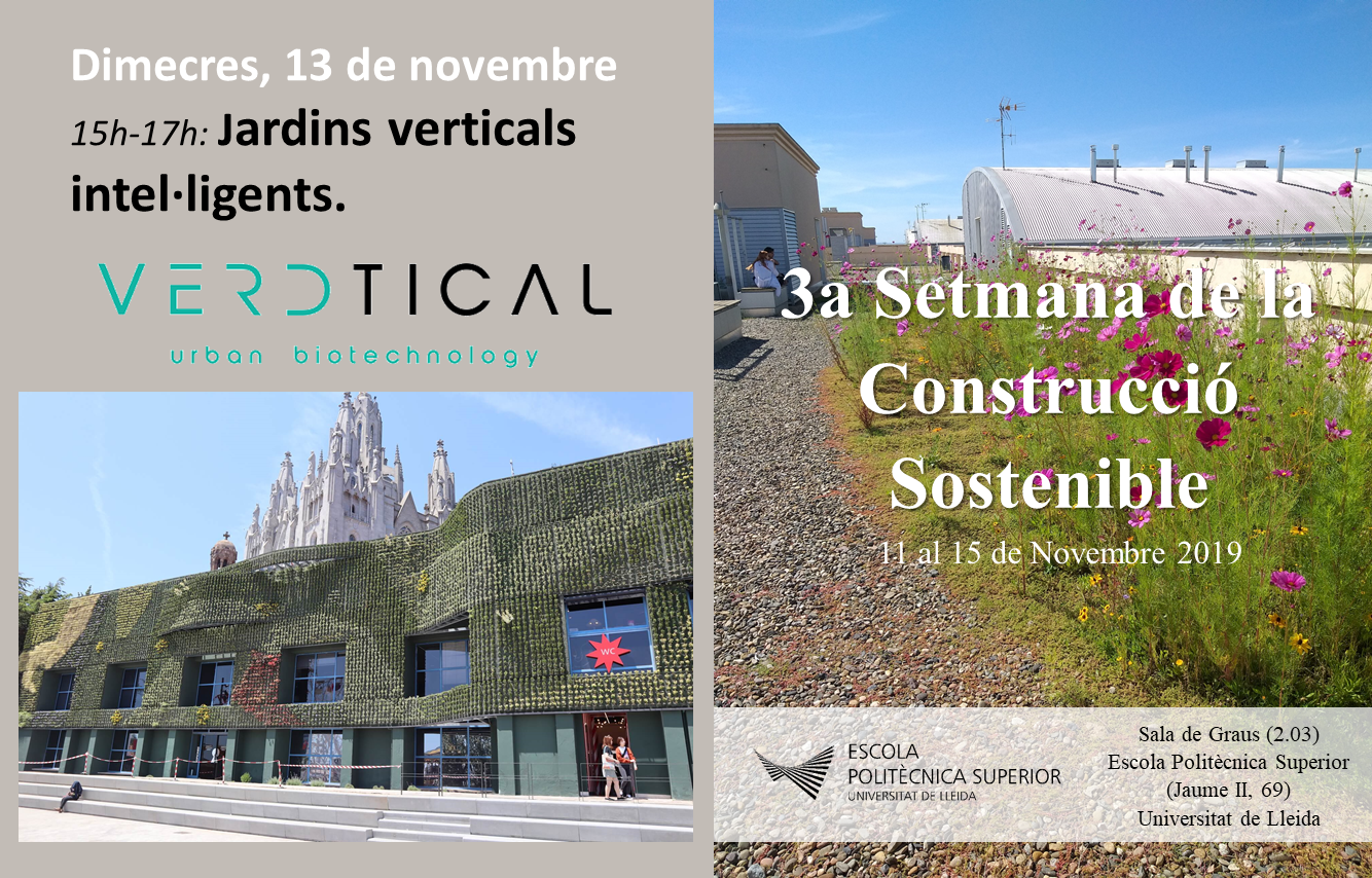 3a setmana construcció sostenible Jardins verticals