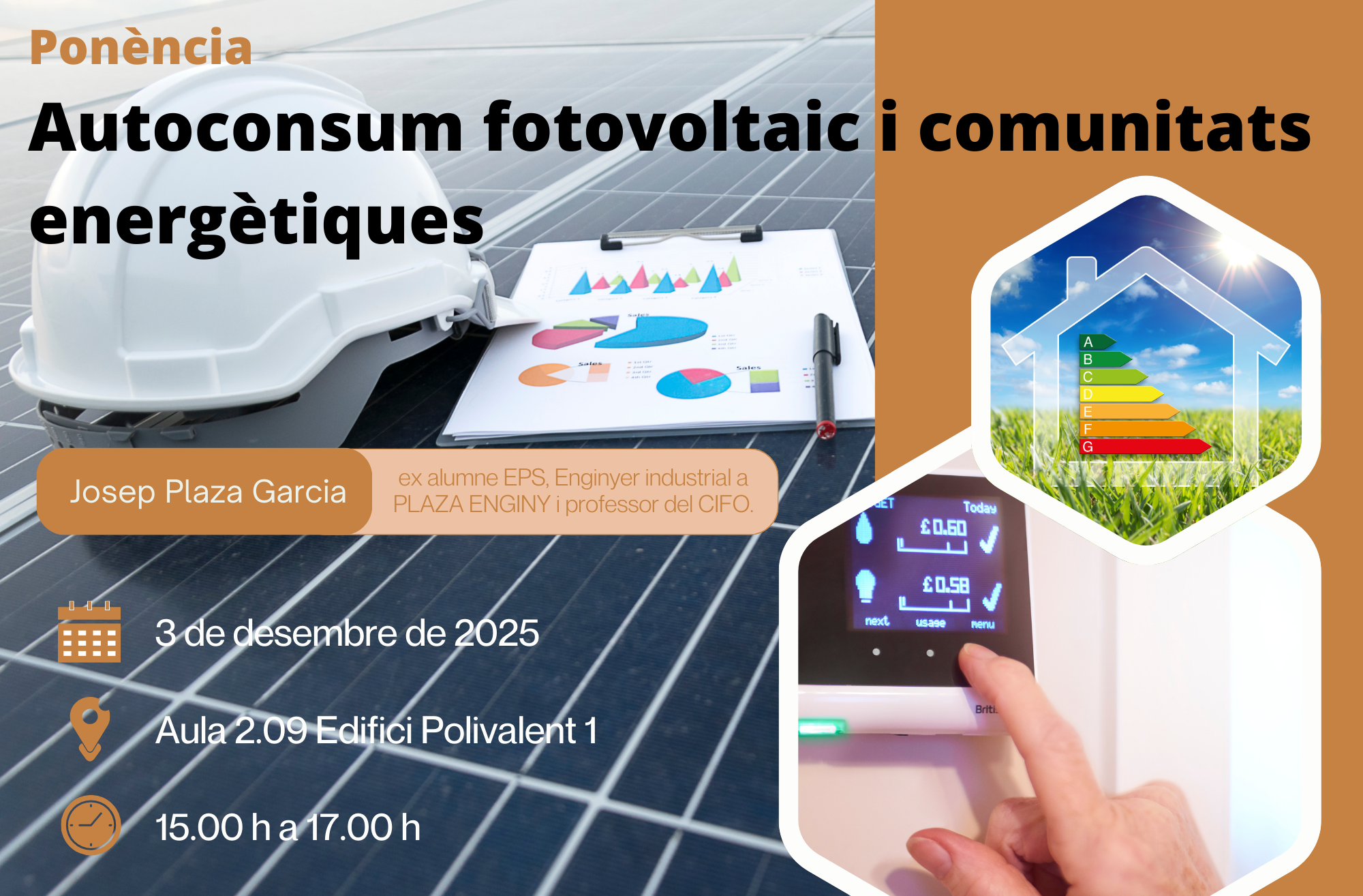 Autoconsum fotovoltaic i comunitats energètiques 2025 (35 x 23 cm)