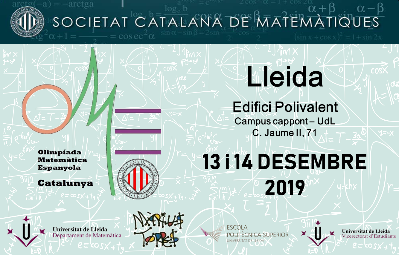 Cartell Olimpíada Matemàtica 2019