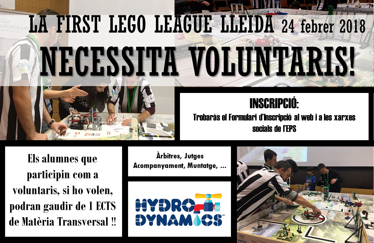 Crida voluntaris FLL 2017