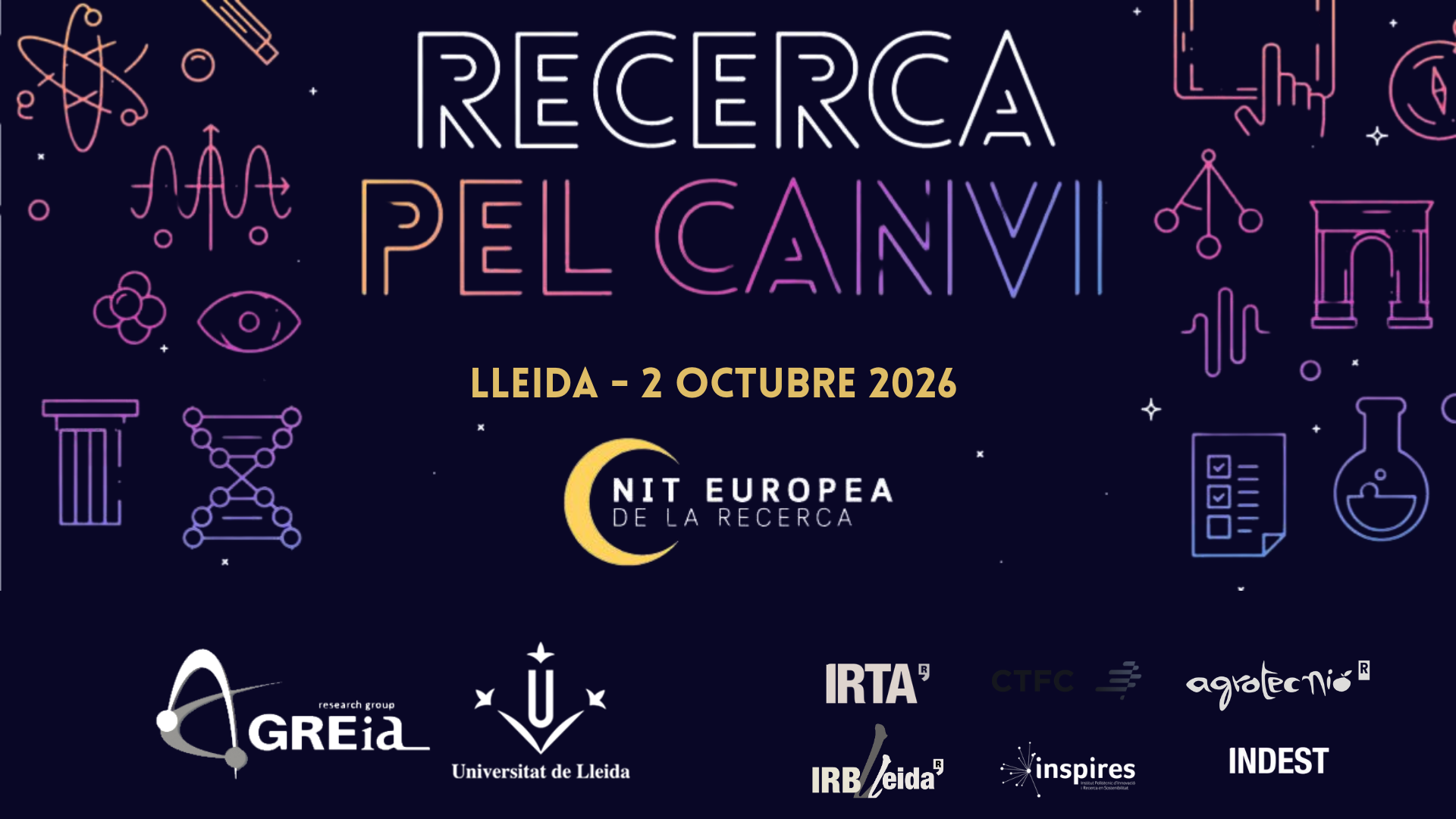 Nit Recerca 2026 Videowall