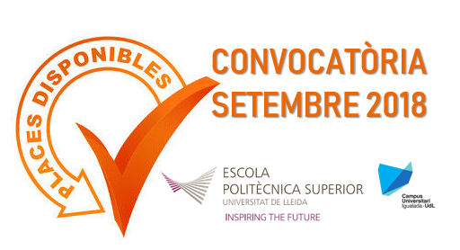 PLACES DISPONIBLES