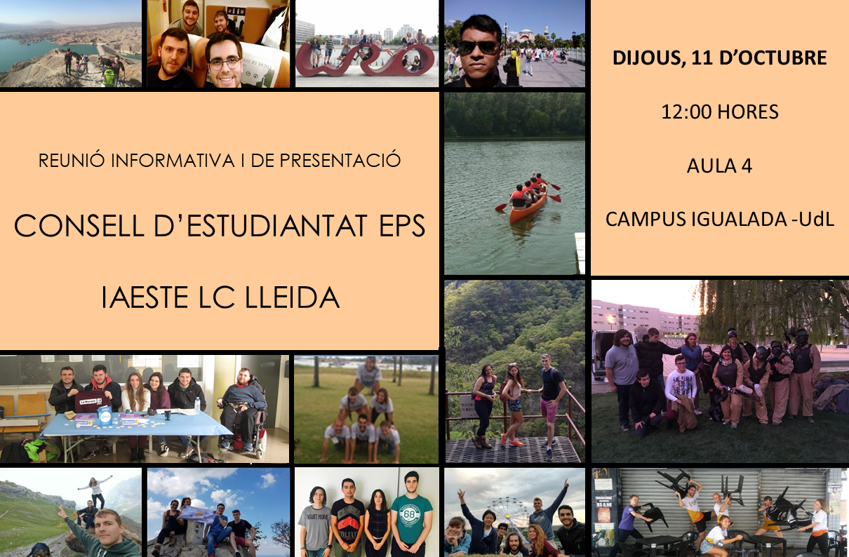 Reunió informativa IAESTEi CE a Igulada 2018