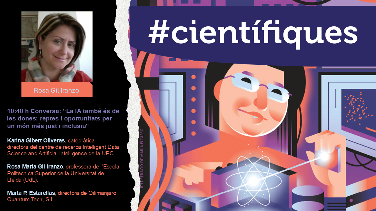 Rosa Gil a #cientifiques