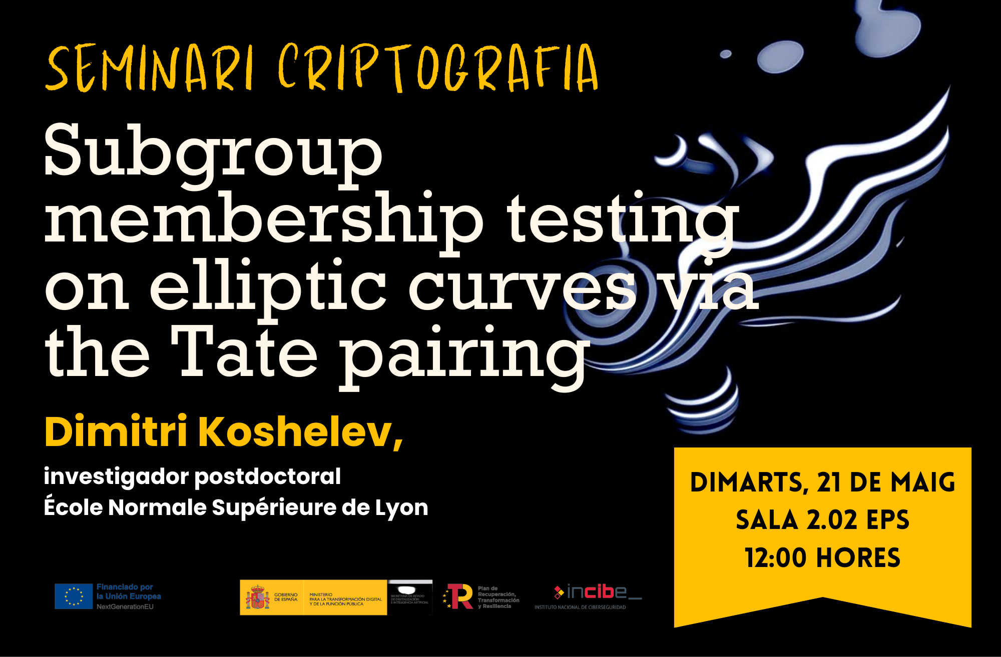 Seminiari Criptoigrafia Dimitri Koshelev