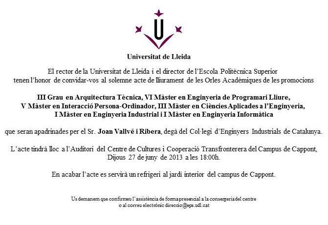 Orles Academiques EPS 2013