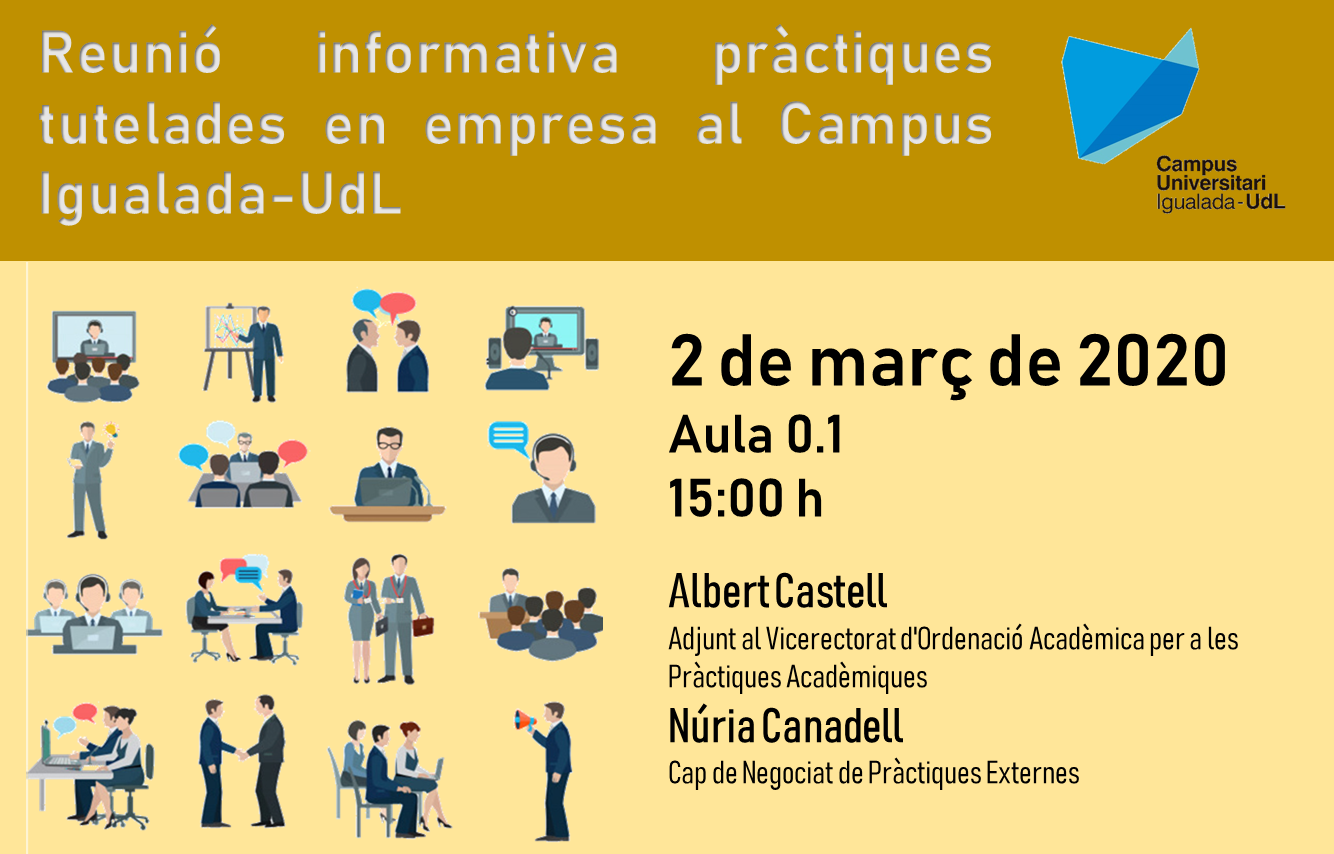 reunió pràctiques tutelades Campus Igualada