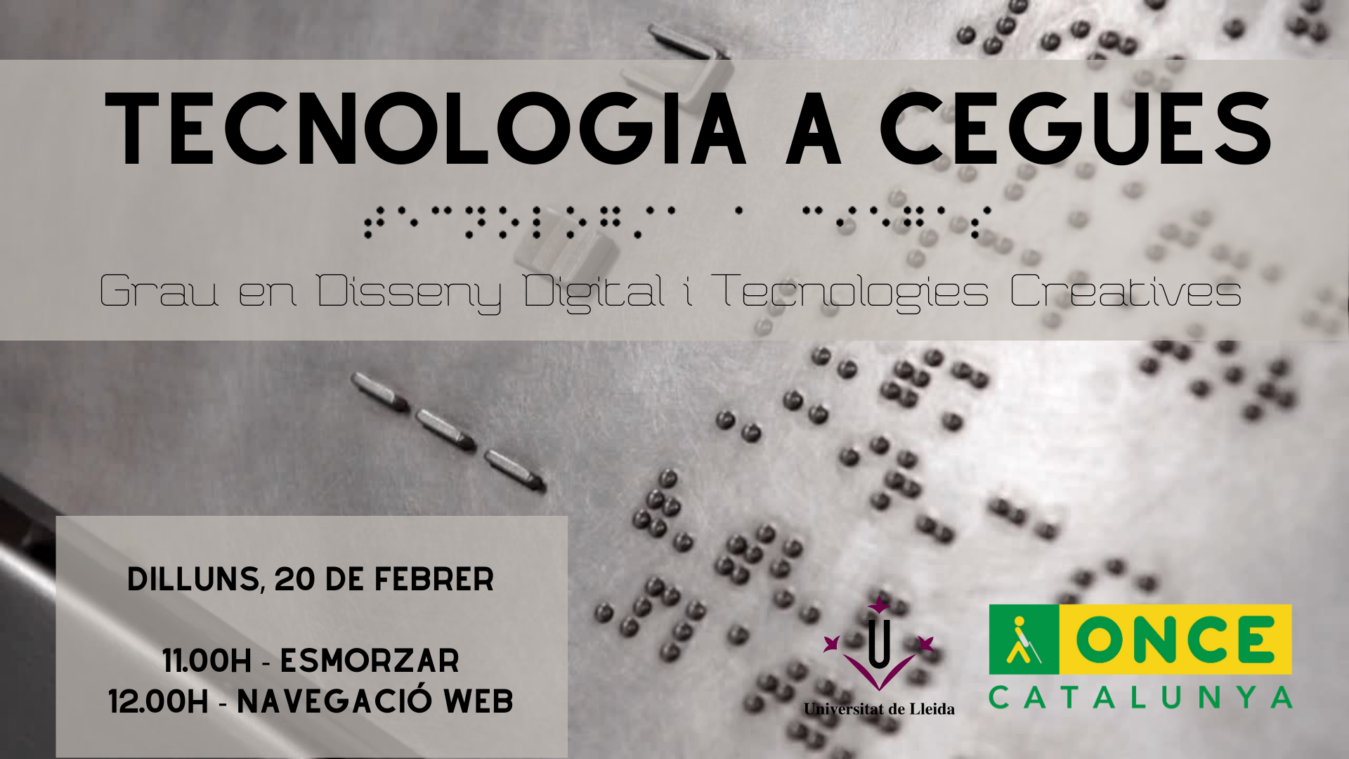 tecnologia a cegues